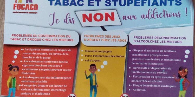 Communiqué FOCACO : Campagne « STOP ADDICTIONS CHEZ LES ADOS »